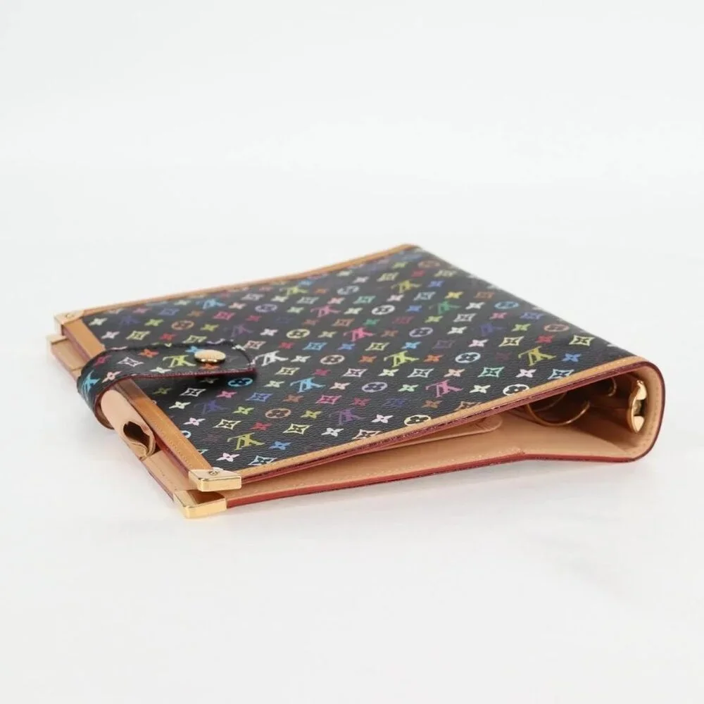LOUIS VUITTON Multicolor Agenda GM Day Planner Cover Black